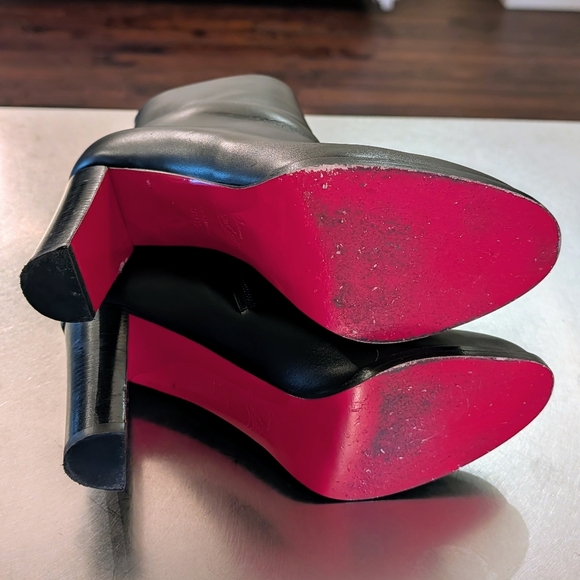CHRISTIAN LOUBOUTIN adox heeled ankle boots 38.5 - Picture 8 of 10
